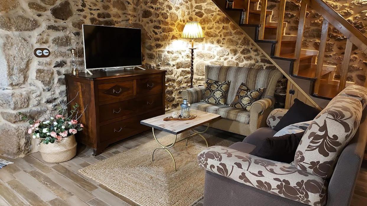 A Casa Dos Avos - Vilarino - A Coruna Exteriör bild